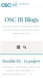 Mobile Screenshot of blogs.osc-ib.com